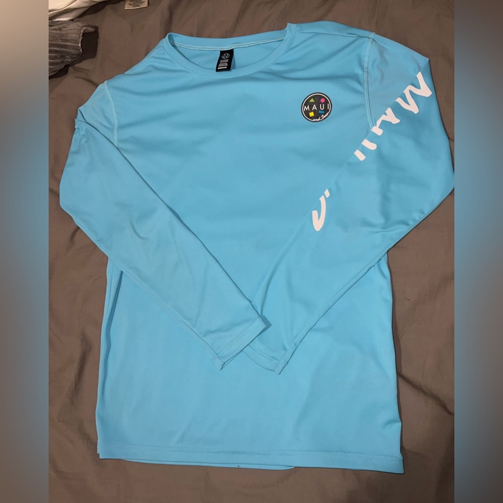 Maui and Sons Polyester Long Sleeve Lunada Bay Sun Shirt Blue / M